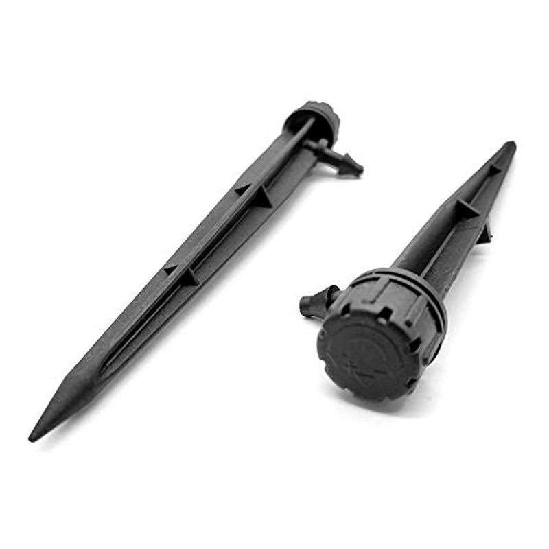 QMOEH Adjustable Irrigation Drippers,Adjustable 360 Degree Water Flow Drip Irrigation System Drip Emitters for 4/7mm Tube PE Pipe for Flower beds - Image 2