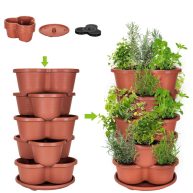 Amazing Creation Stackable Planter Vertical Tower Garden Planter Strawberry Planter