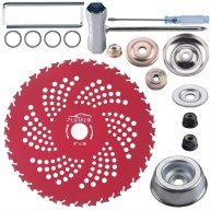 PLUMIA 9 x 36 Teeth Carbide Tipped Blades with Universal Adapter Kit