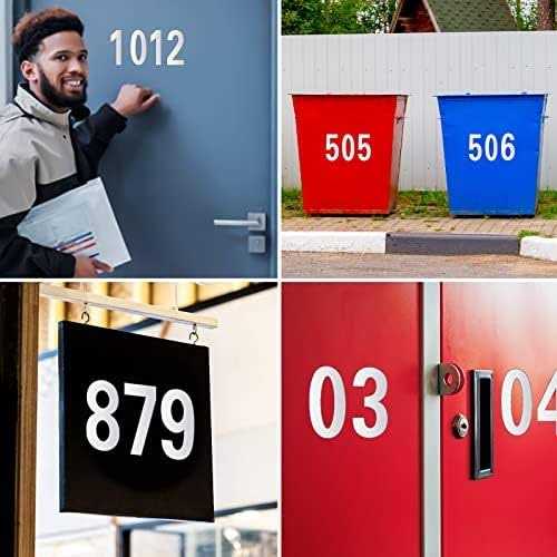 Reflective Mailbox Numbers for Outside 30 Pcs Waterproof Mailbox Numbers Stickers - Image 2