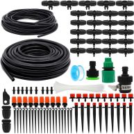 PETUOL Drip Irrigation Kits 100ft/30M Garden Plant Watering Sprinkler System