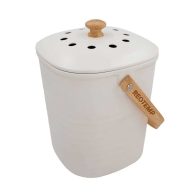 Reotemp Bamboo Fiber Kitchen Compost Bin
