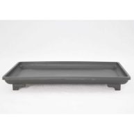 1 Rectangular Black Plastic Humidity/Drip Tray for Bonsai Tree 10.5x 7x 1