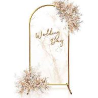 OFRAME STAND Arch Backdrop Stand Wedding Arch Stand Balloon Arch Frame Kit for Wedding Arch Flower Stand Party Background Decoration
