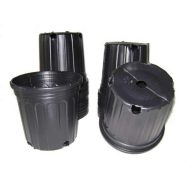 9GreenBox 20 New Plastic Nursery 1 Gallon Trade POT ~ Holds 0.66 Gal