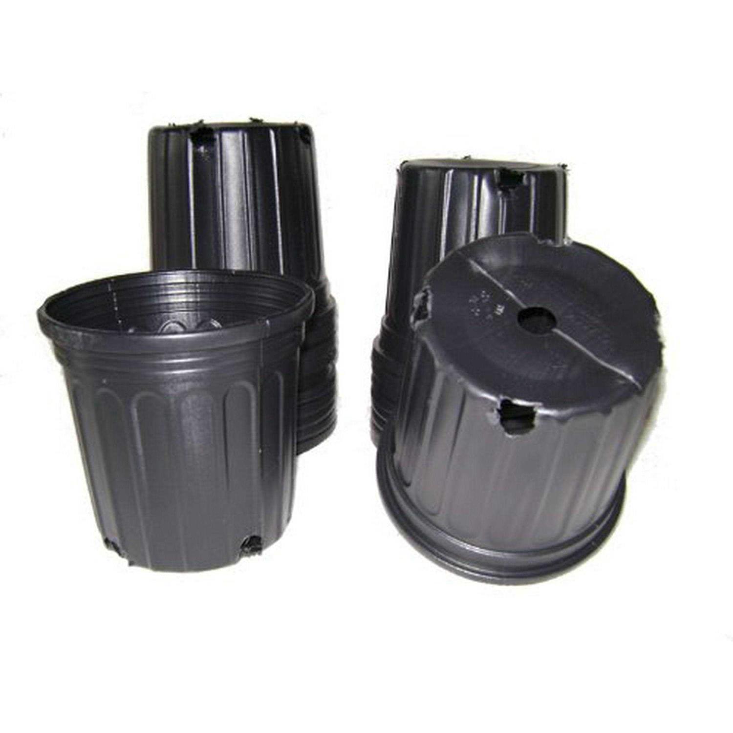 9GreenBox 20 New Plastic Nursery 1 Gallon Trade POT ~ Holds 0.66 Gal