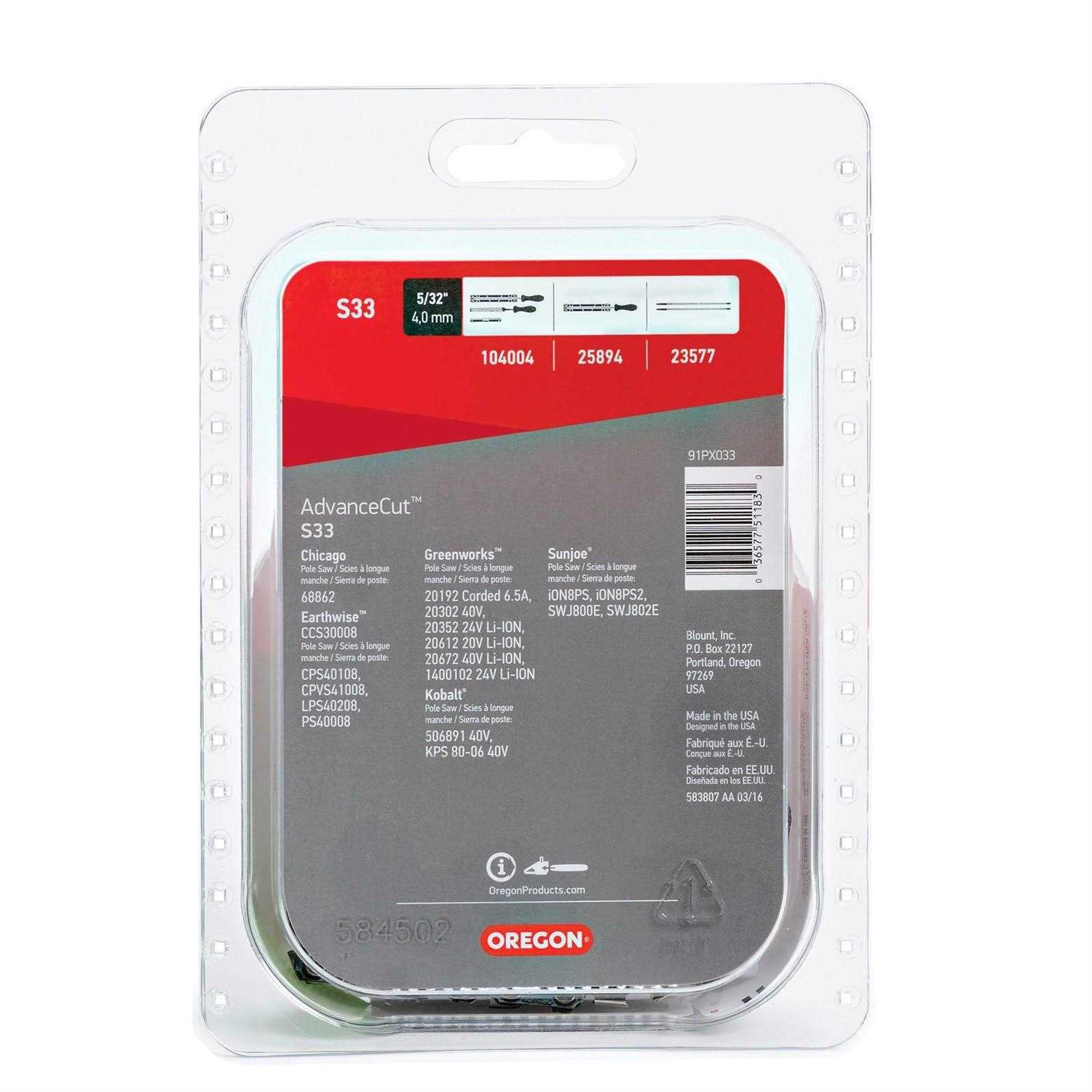 Oregon S33 AdvanceCut 8 Inch Chainsaw Chain - Image 3