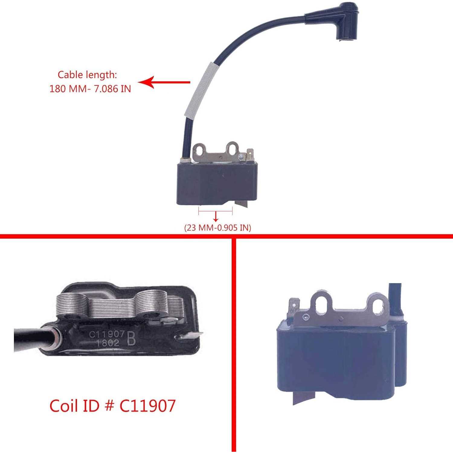 Partsrun Ignition Coil For Echo Es250 PB250LN Pb252 Pb250 Blower A411000500 A411000501 Zf-ig-A00277-P - Image 2
