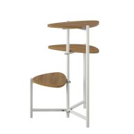 Novogratz Tallulah Plant Stand Walnut/White