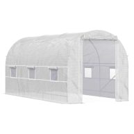 Outsunny 7′ x 7′ Walk-in Tunnel Greenhouse
