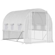 Outsunny 7′ x 7′ Walk-in Tunnel Greenhouse
