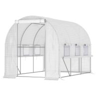 Outsunny 7′ x 7′ Walk-in Tunnel Greenhouse