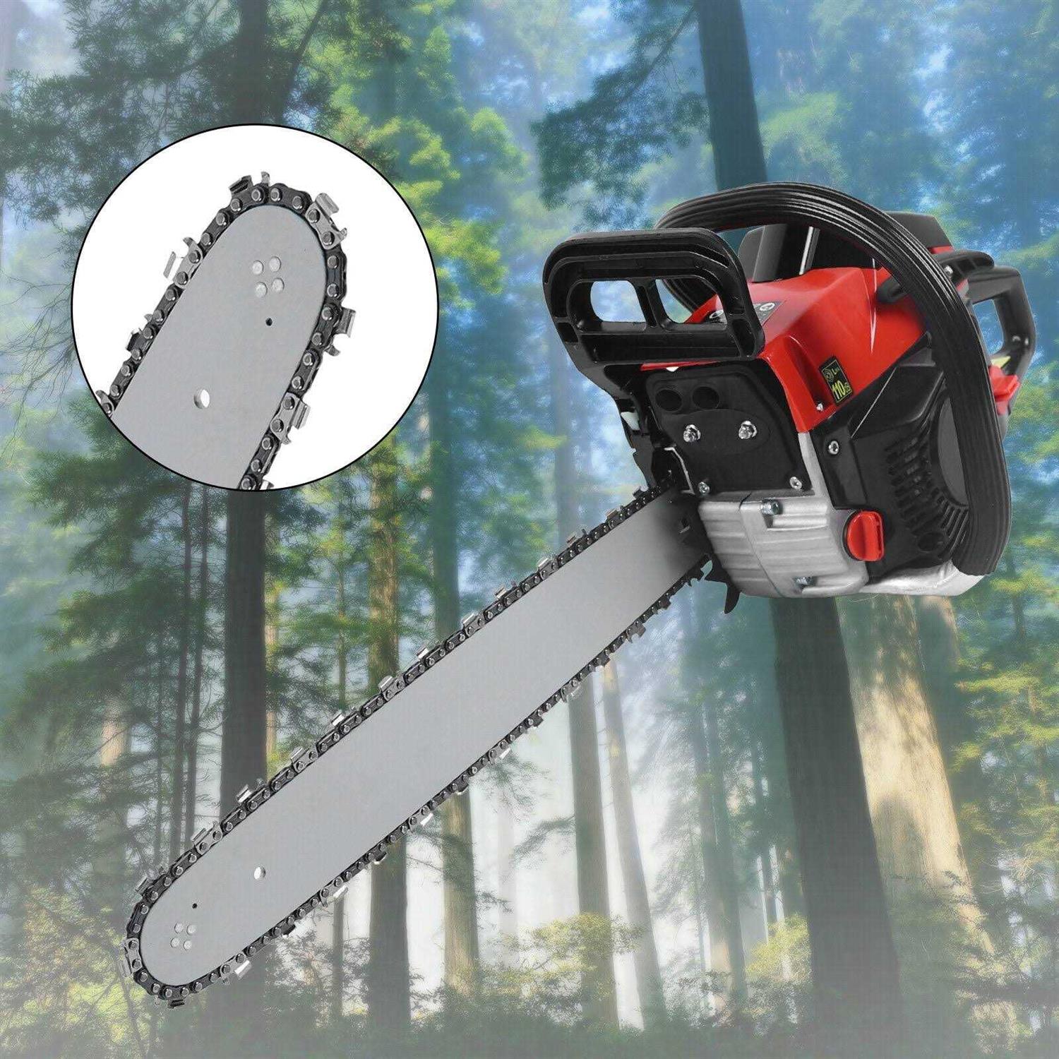 18 inch Chainsaw 68cc Gas Powered Handheld Chain Saw 2-Stroke 3.6hp for Garden Trees Wood Cutting Cordless - Image 2