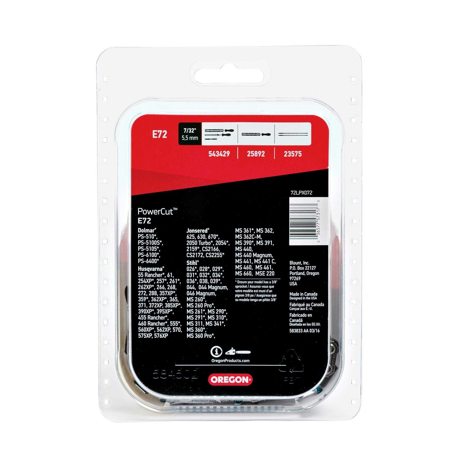 Oregon PowerCut E72 20 in. Chainsaw Chain - Image 4