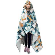 PY SUPER MODE Hooded Outdoor Blanket Extra Large Waterproof Camping Blanket