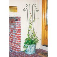 Panacea 48 in. H Black Steel Trellis