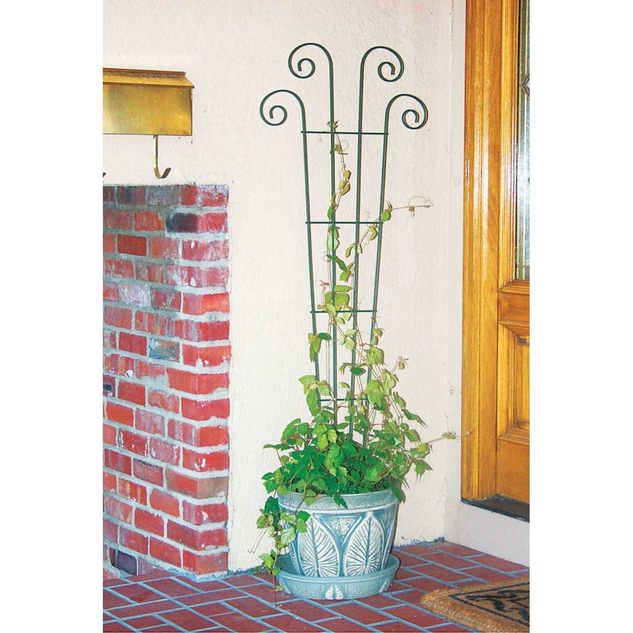 Panacea 48 in. H Black Steel Trellis