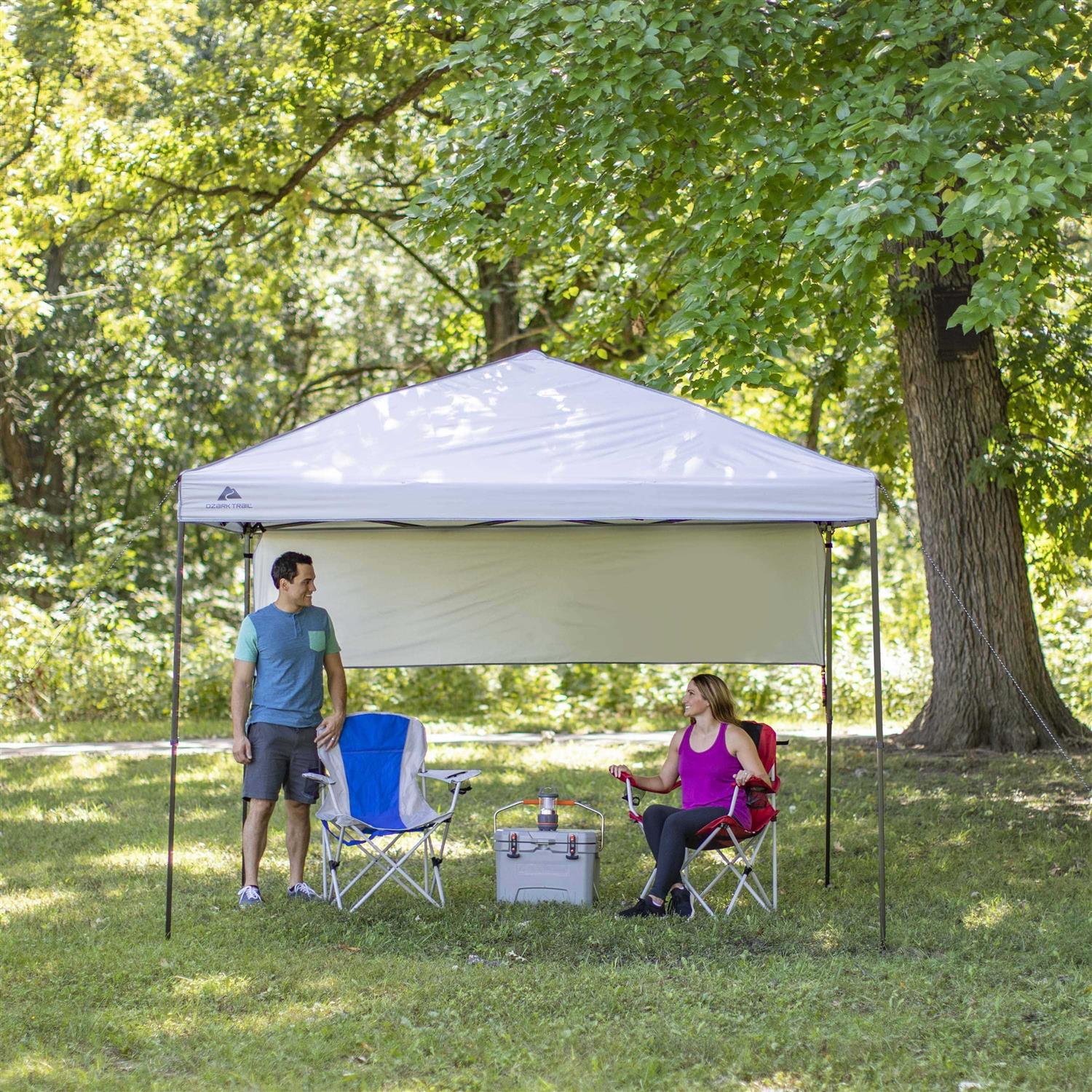 Ozark Trail 8′ x 10′ Gray Instant Outdoor Canopy - Image 4