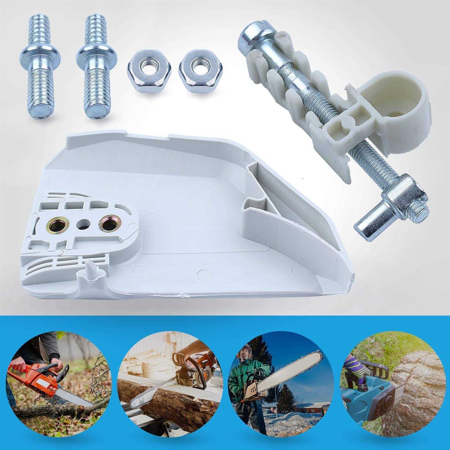 Adefol Chainsaw Sprocket Cover with Tensioner Adjuster for STIHL MS170 MS180 017 018 MS210 MS230 MS250 021 023 025 - Image 3