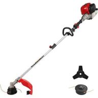 Powersmart 4-Cycle 31cc 15lb Straight Shaft Gas String Trimmer Weed wacker and Brush Cutter for Lawns and Grass