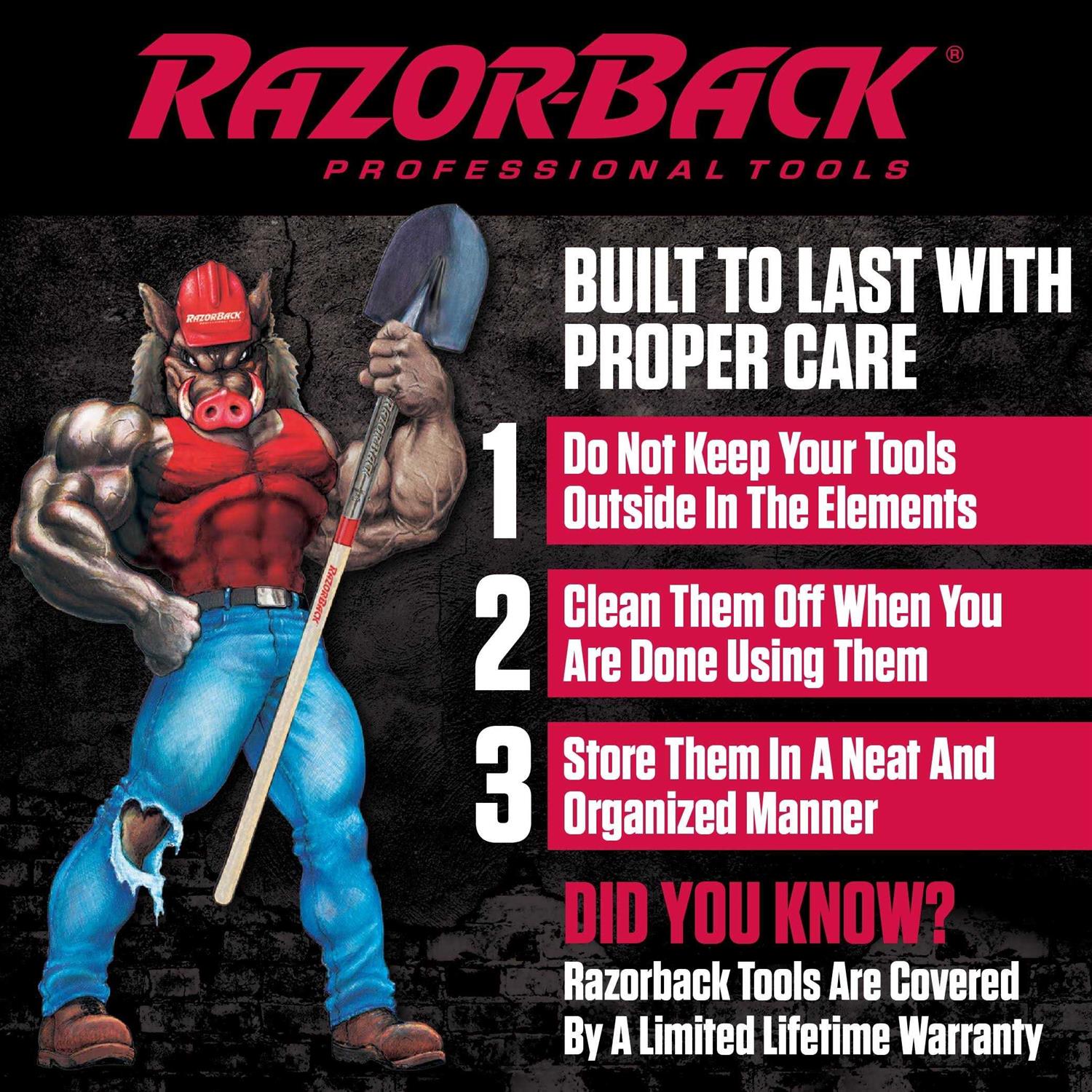 Razor-Back 5 Trenching Shovel 47025 - Image 2