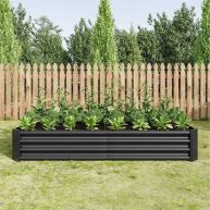 Raised Garden Bed Outdoor, 631ft , Metal Raised Rectangle Planter Beds for Plants, Vegetables, and Flowers