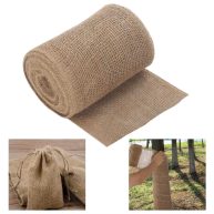 7.8 x 39.4ft Natural Jute Burlap Tree Protector Wraps,Tree Wraps to Protect Bark Winter Tree Covers Freeze Protection Plants Bandage for Keeping