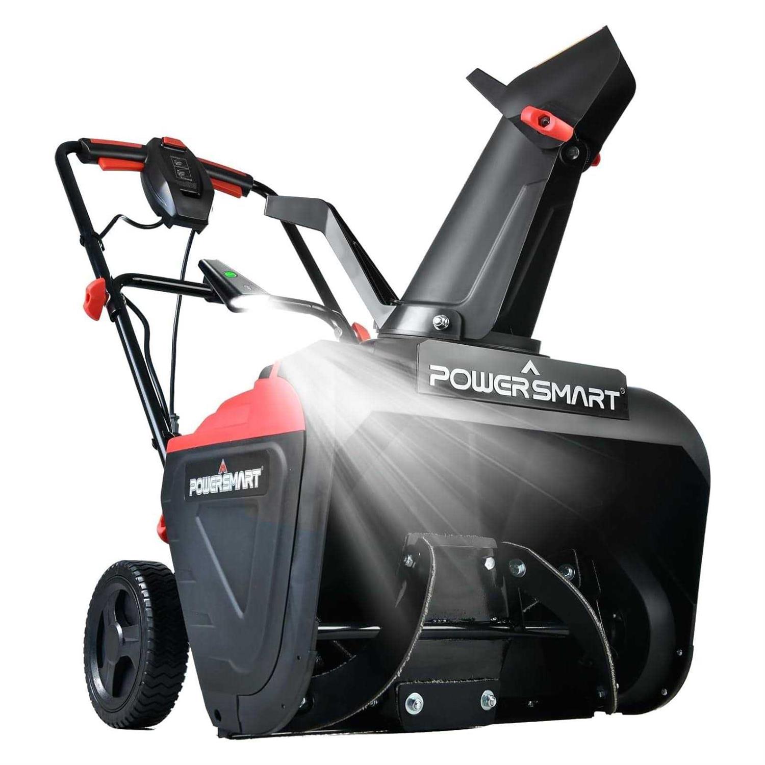 PowerSmart 21 in. Electric Single Stage Snow Thrower with LED Light