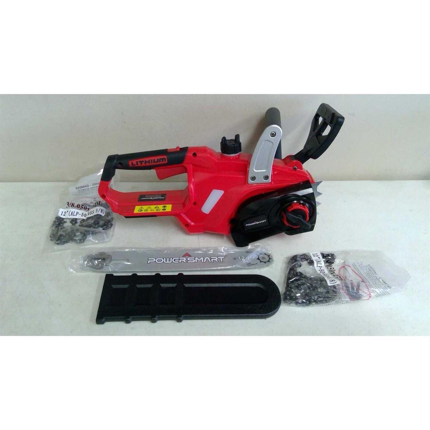 Powersmart PS76122A 12 inch 20 V Cordless Chainsaw with 4.0 Ah Battery - Image 5