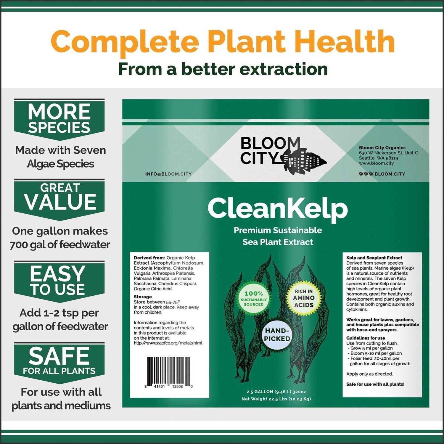 Organic Liquid Seaweed and Kelp Fertilizer Supplement by Bloom City - Image 4