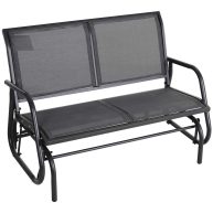 Outsunny 2-Person Glider Bench Rocking Chair