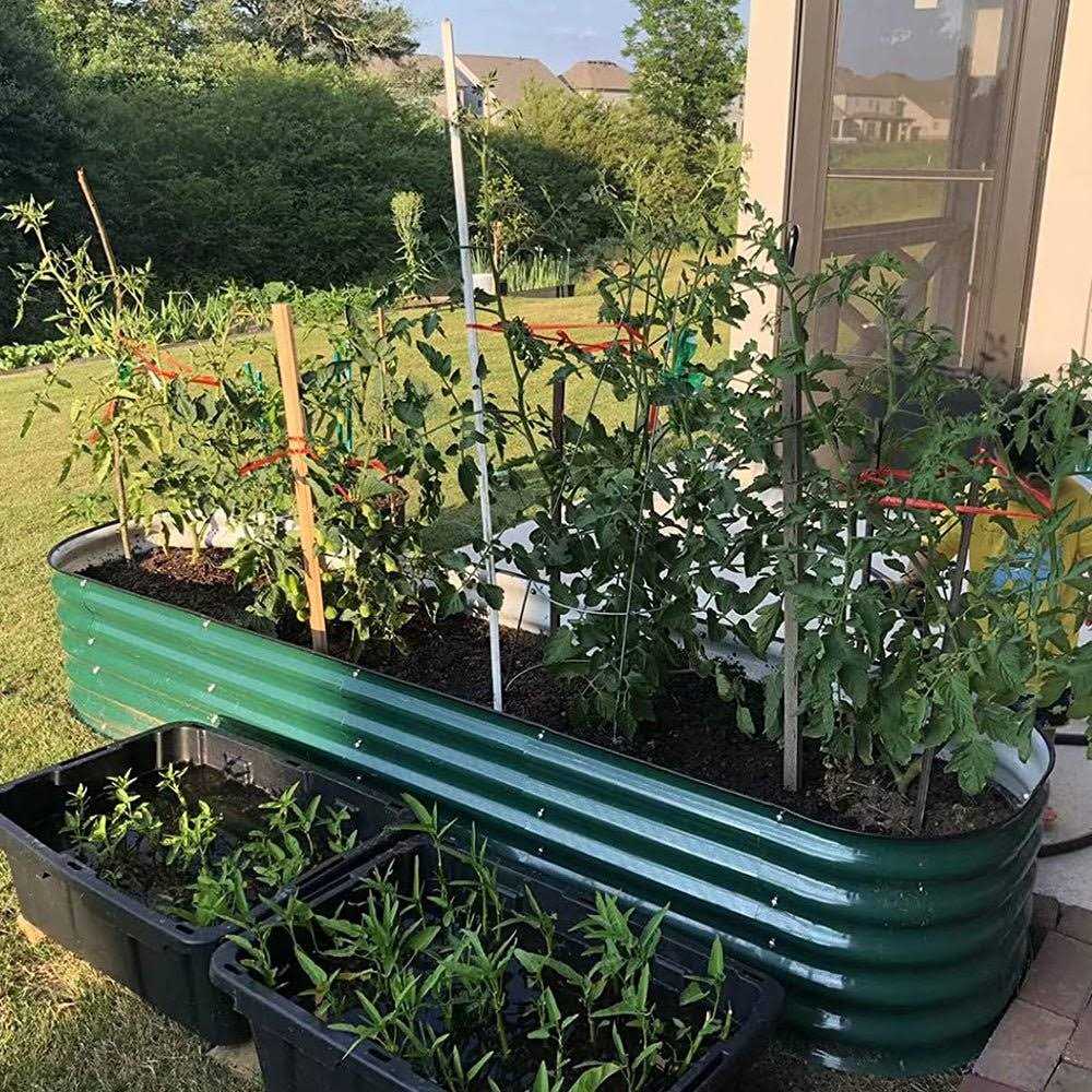 17&” Tall 8’x2′ Metal Modular Raised Garden Bed Kit - Image 5