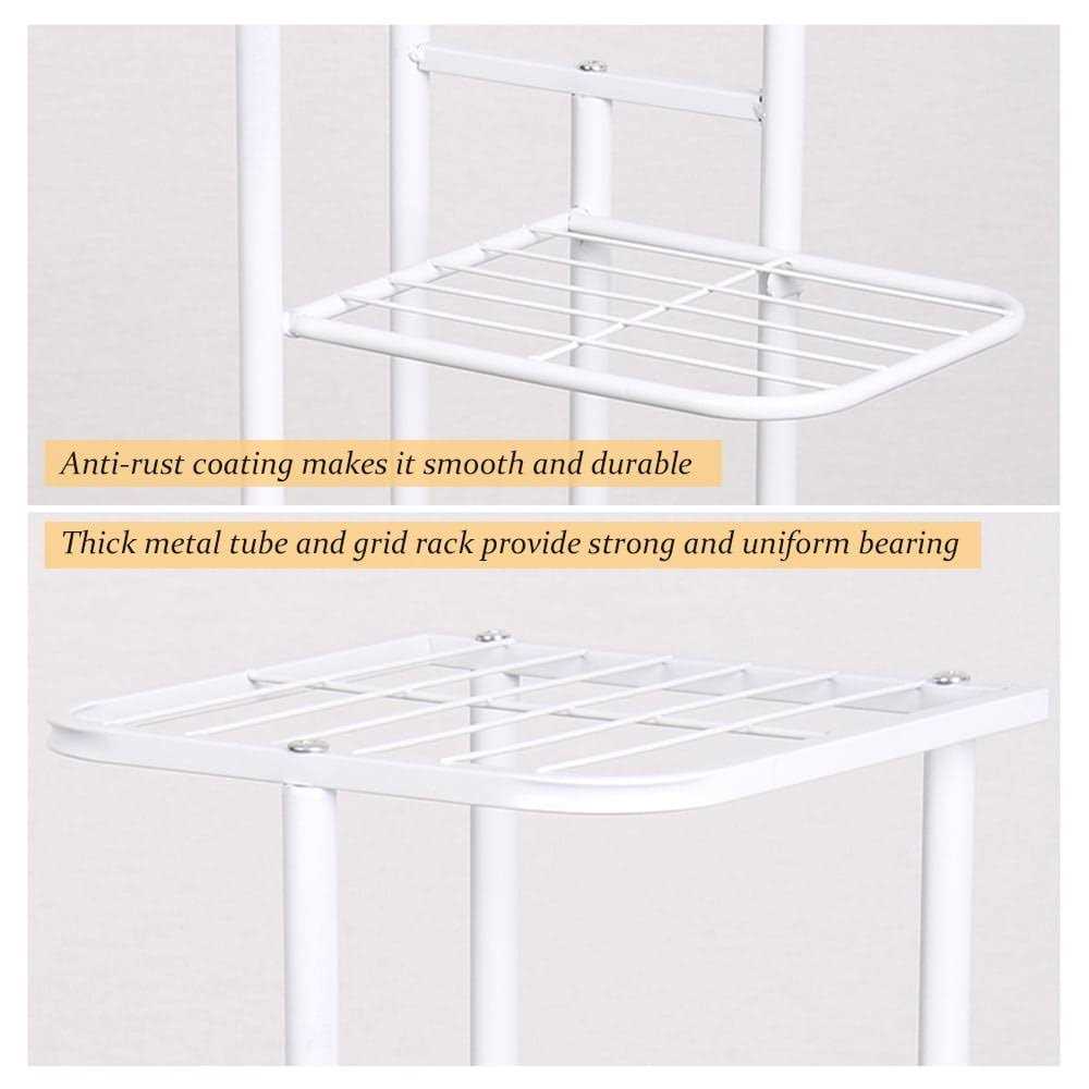 4-tier Display Shelf Flower Pots Rack Plant Stand Potting Ladder Planter Stand Heavy Duty Storage Shelving Rack For Potted Plants - Image 3