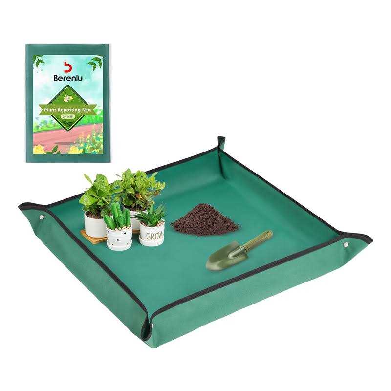 Repotting Mat for Indoor Plants 29 Waterproof Oxford Fabric Plant Mat for Mess Control and Transplanting