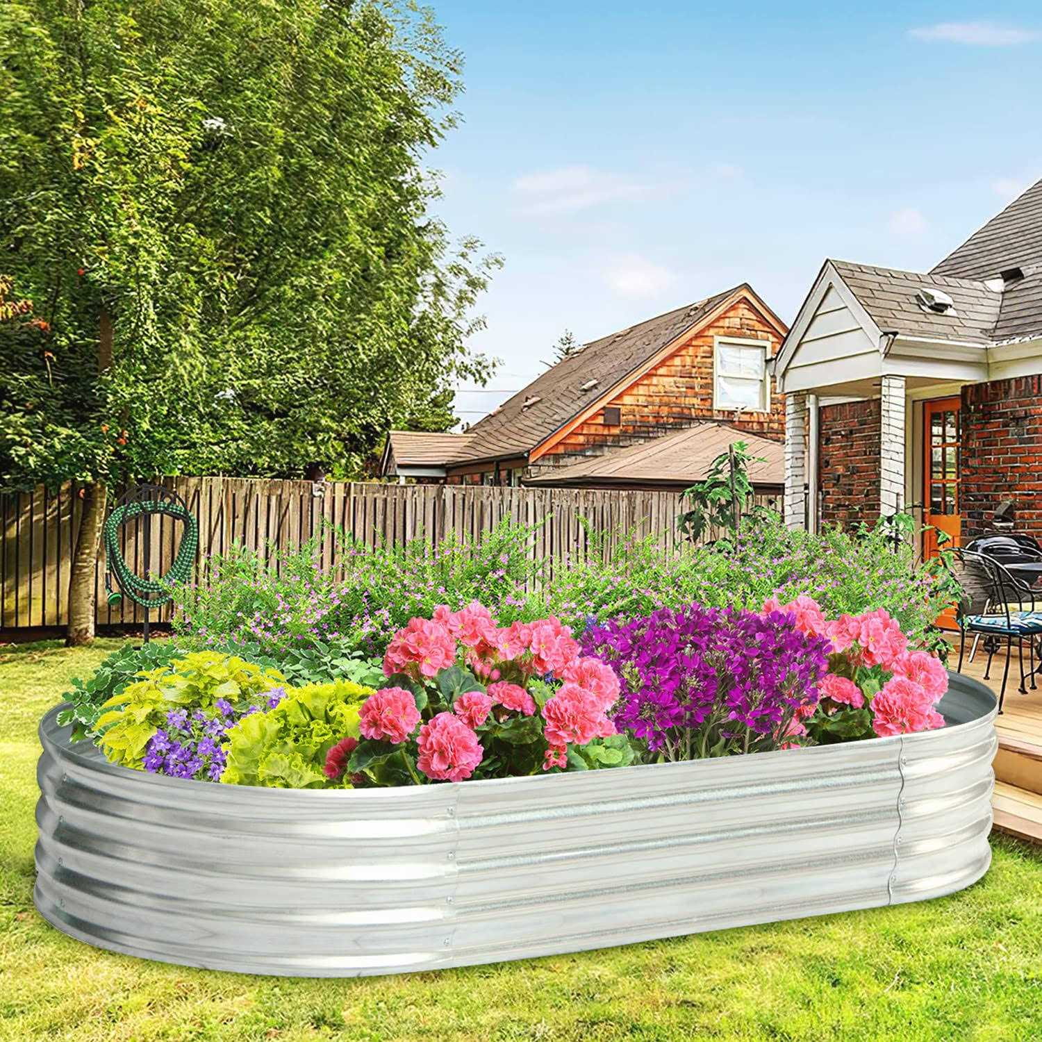 PayLessHere 6x3x1ft Galvanized Garden Bed - Image 4