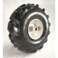11 x 4.00 – 4 Wheel 2 Ply Tractor Tread 3/4 ID w/ 2 Crossholes x 3-1/8 Symm Hub