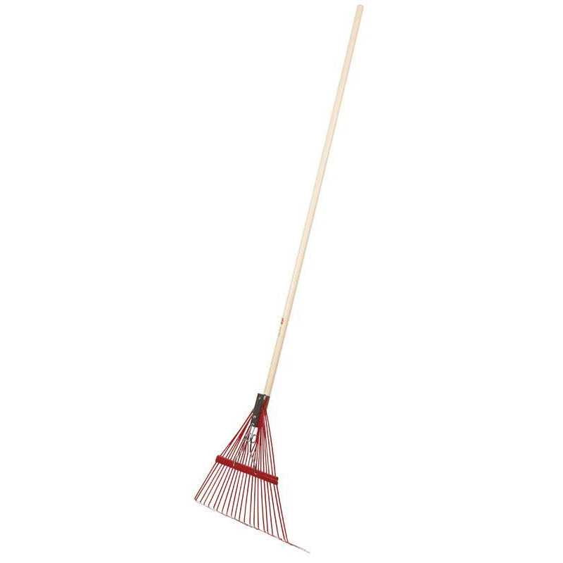 Ace 64.5 in. 22 Tine Steel Rake Wood Handle - Image 3