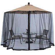Outdoor Wind 9FT-11FT Patio Umbrella Netting