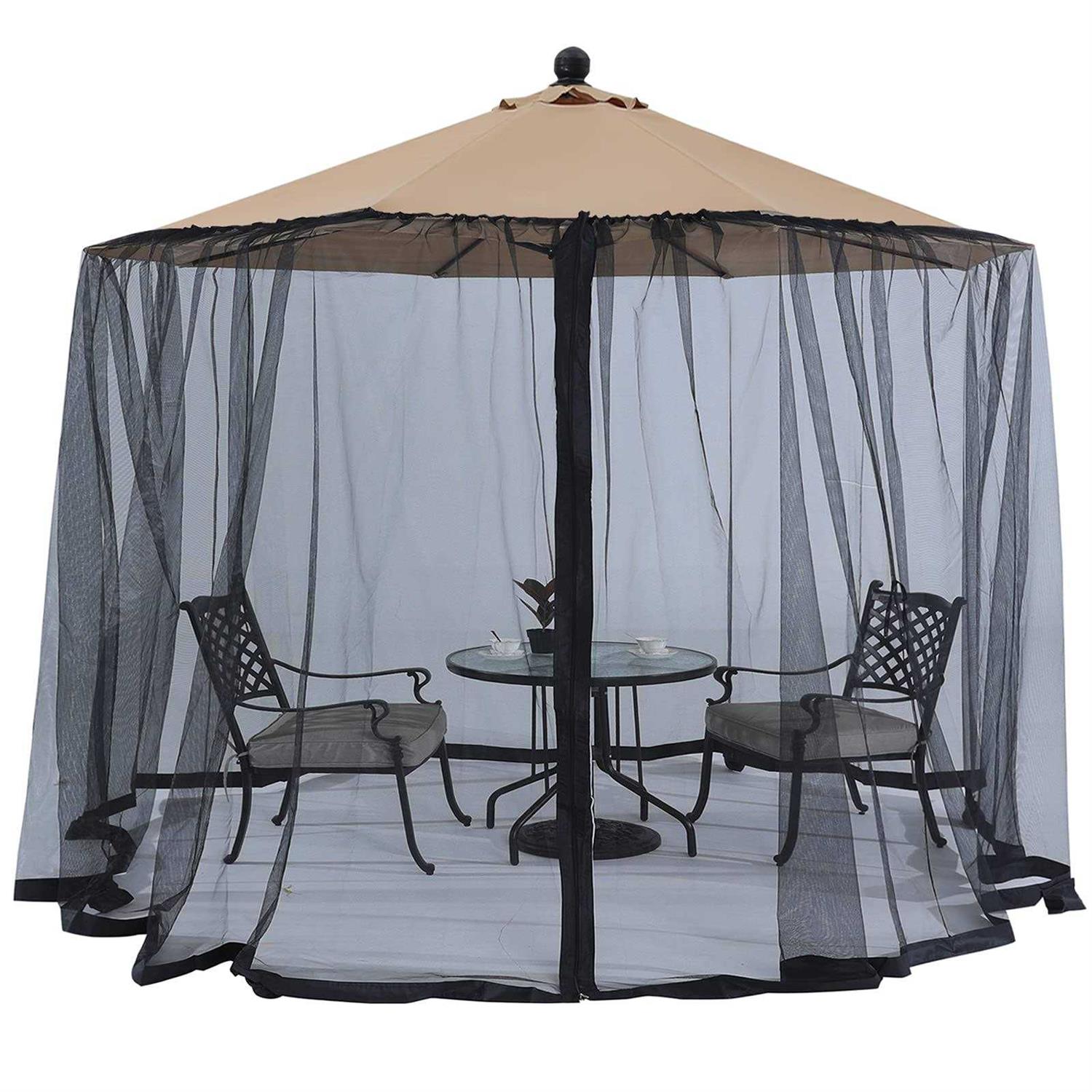 Outdoor Wind 9FT-11FT Patio Umbrella Netting