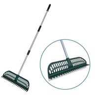 Orientools 2 in 1 Turf Rake Plastic Head Turf Rake for Artificial Grass