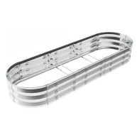 Raised Garden Bed Galvanized Metal Planter Box 67 inchd x 20 inchw x10 inchH