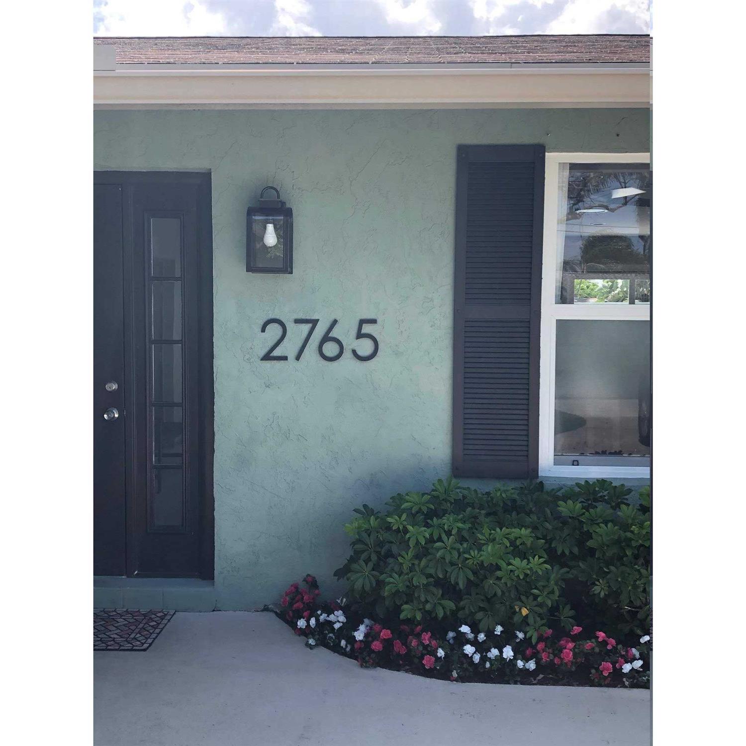 8 inch Large Modern House Numbers - Image 5