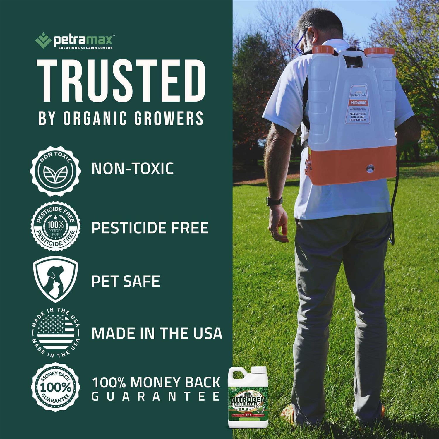 Petratools Liquid Nitrogen Fertilizer 28-0-0 High Liquid Nitrogen - Image 2