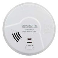 MIC1509S USI Hardwired 3-in-1 Smoke, Fire and Carbon Monoxide Smart Alarm with 10 Year Sealed Battery