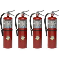 Buckeye 11340 10 lb ABC Dry Chemical Tall Fire Extinguisher