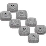 Mindful Design Water Leak Detector 95 dB Flood Detection Alarm Sensor for Bathrooms