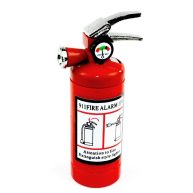 Piioket Gadget Fire Extinguisher Design Flame Lighter with LED Flashlight