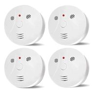 4 Pack Combination Smoke and Carbon Monoxide Detector Battery Operated