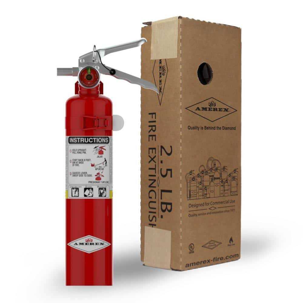 Amerex 1-A:10-B:C 2.5 lbs. ABC Dry Chemical Fire Extinguisher - Image 4