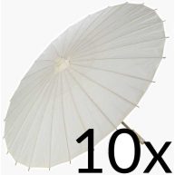 Quasimoon 32 inch Paper Parasol Umbrella PaperLanternStore